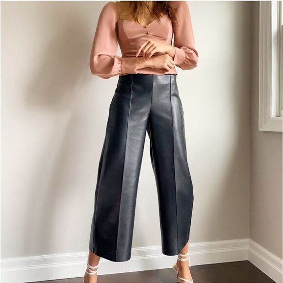 Aritzia Wilfred Gondola Vegan Leather Pant - Picture 1 of 14